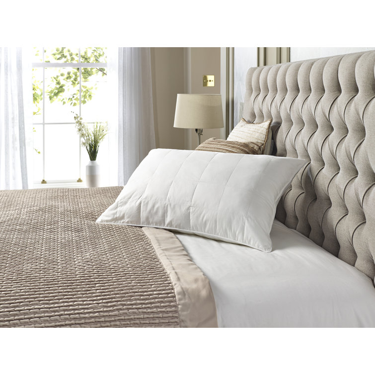 Slumberdown Luxury Cotton Touch Quilted Firm Support Side Sleeper Pillow Wayfair.co.uk